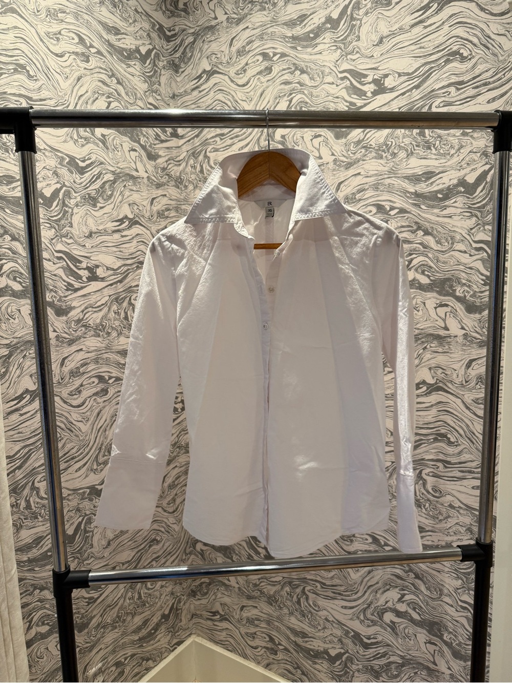 Banana Republic White Petite XS Button Shirt
